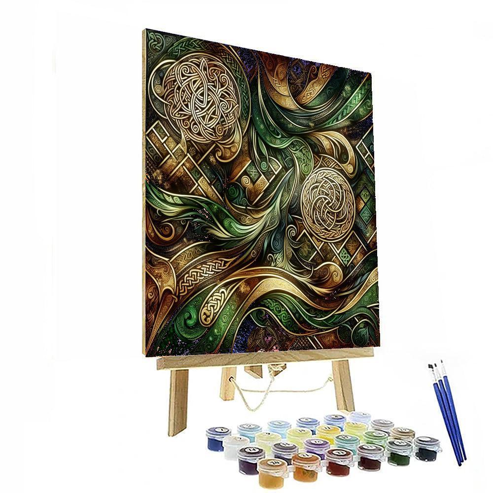 Celtic Knot Harmony Number Painting