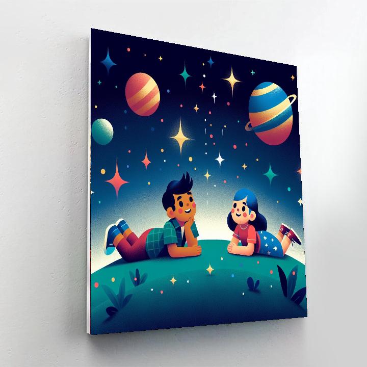 Galaxy Gazers Paint By Numbers Kits