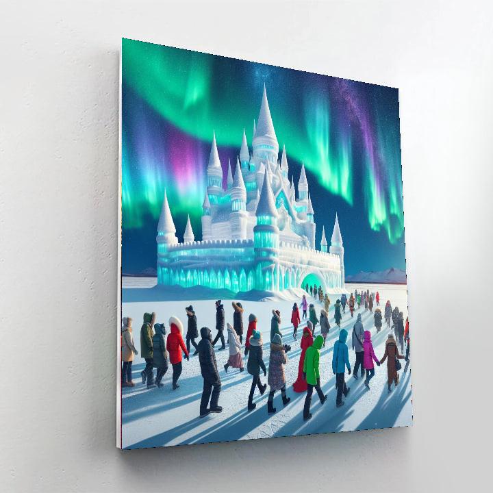 Snowking Winter Festival - Canada Painting Number Kit