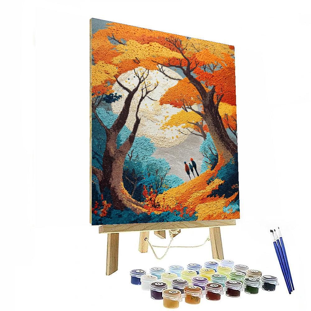 Harvest Moon Hike Number Painting