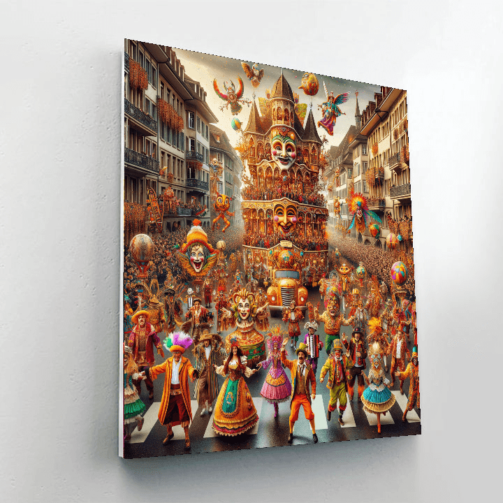 Fasnacht - Switzerland Paint By Color