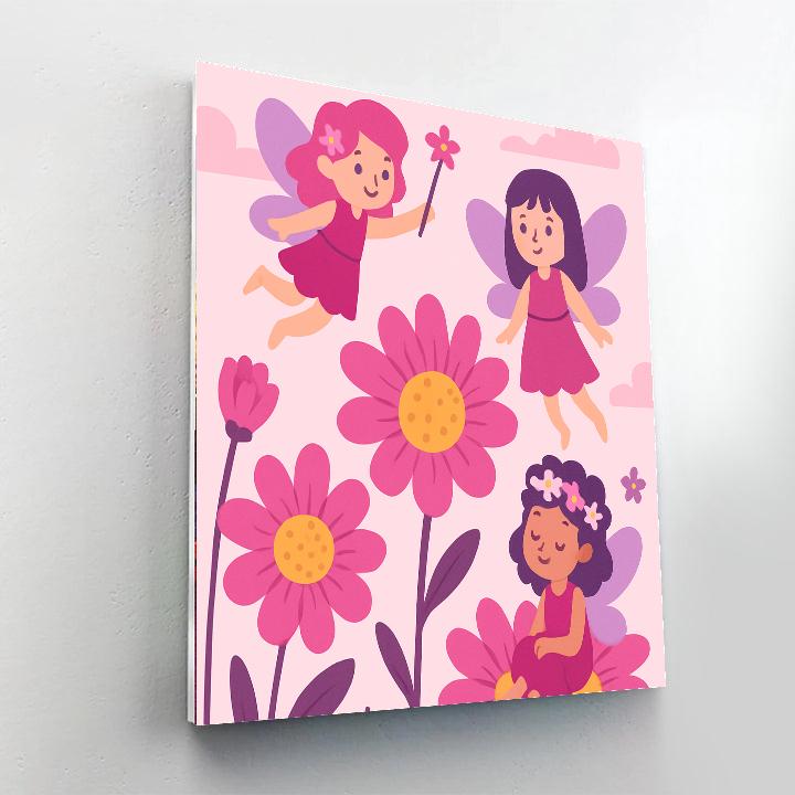 Flower Fairy Land Paint By Color