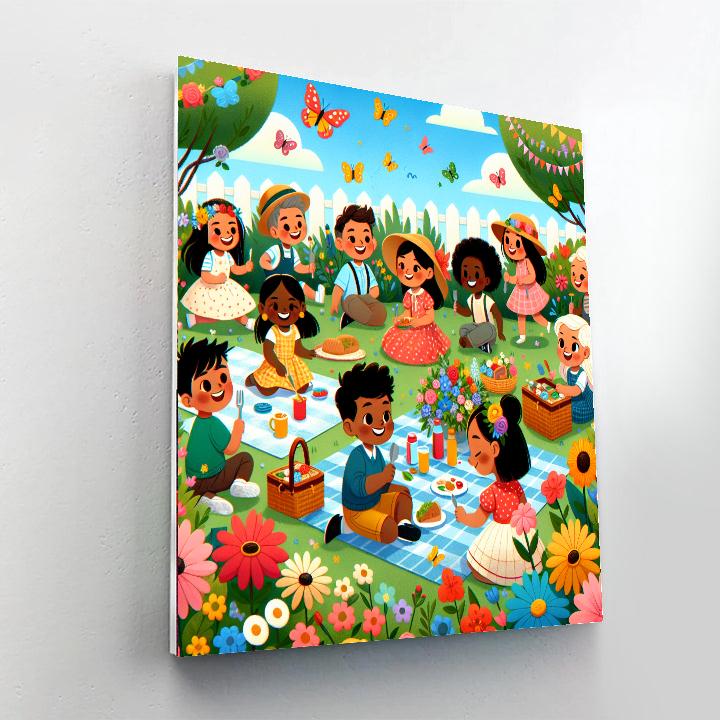 Artful Garden Celebration Paint By Numbers Art