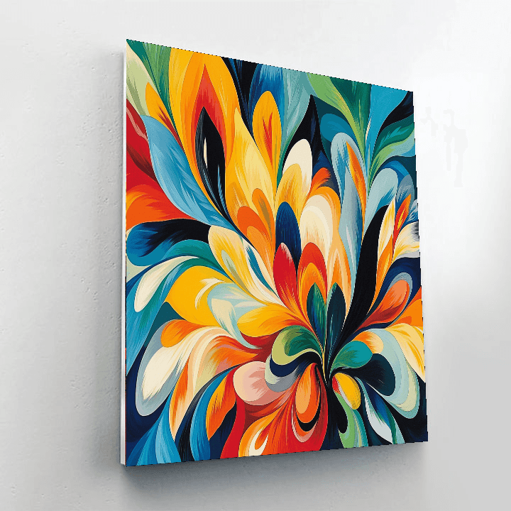 Georgia O'Keeffe Inspired Kaleidoscope Animal Patterns  Paint By Number