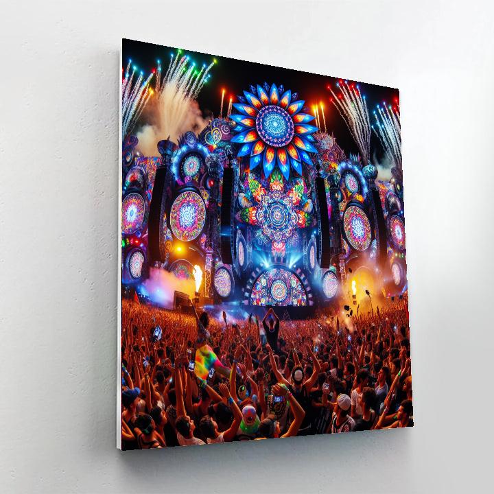 Electric Daisy Carnival (edc) - Usa Paint By Number