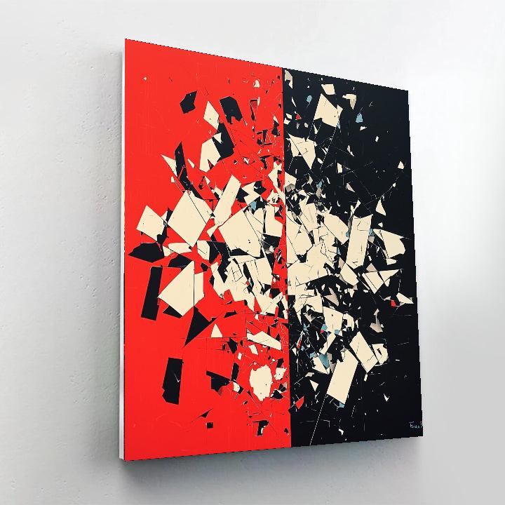 Banksy Inspired Consumer Detritus  DIY Paint By Numbers