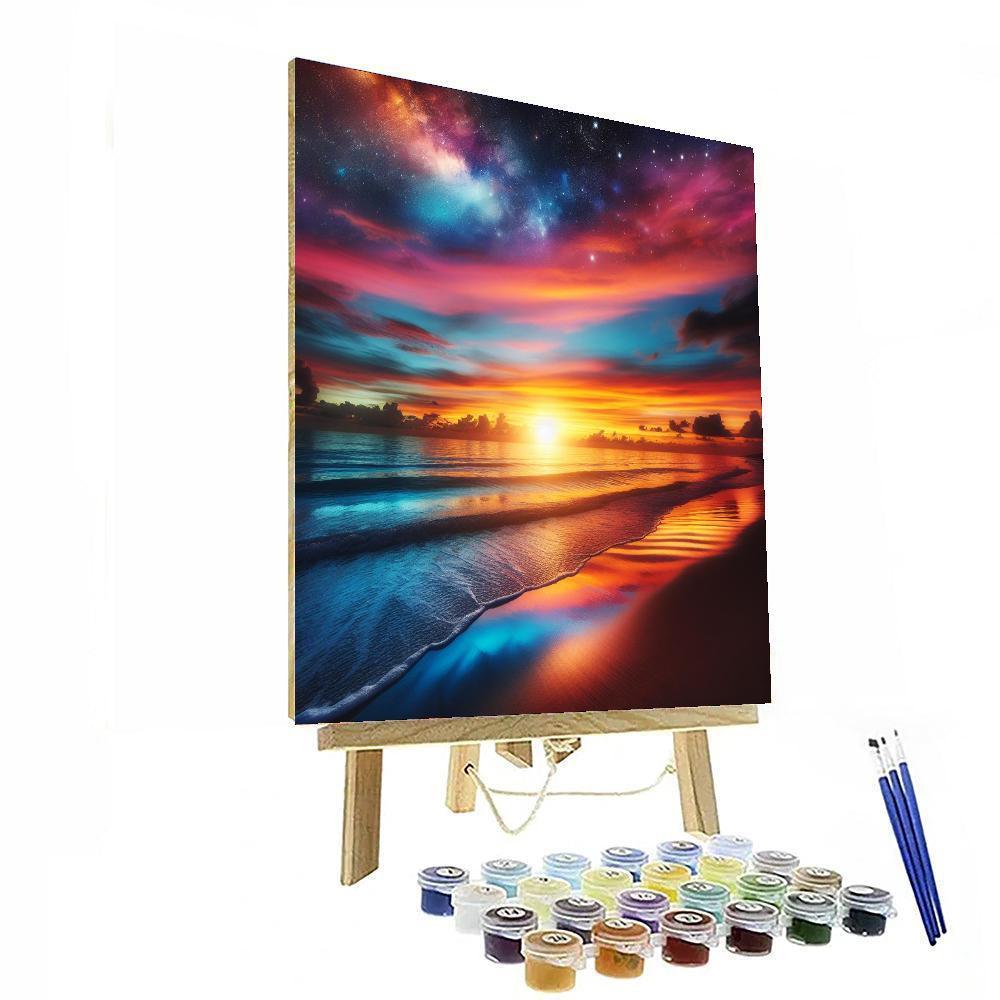 Glorious Sunset Beach Paint By Numbers Kits