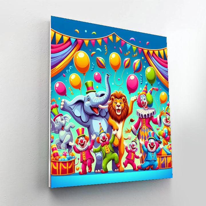 Colorful Carnival Critters Paint By Numbers Kits