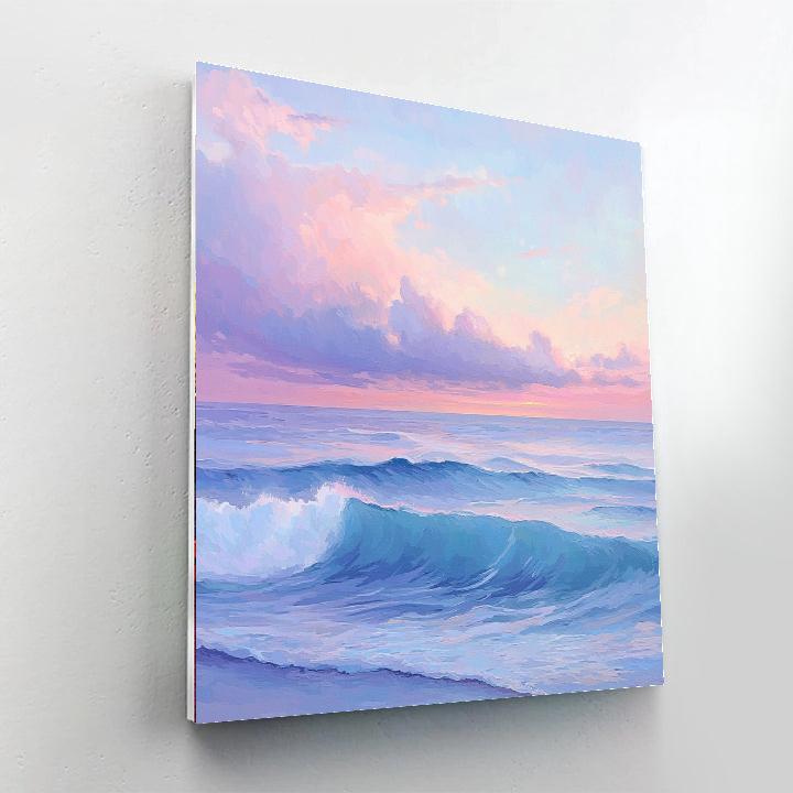 Claude Monet Inspired Twilight Over The Ocean  Paint By Numbers Kits