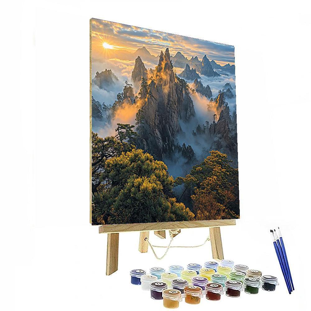 Huangshan (yellow Mountains) Paint By Numbers