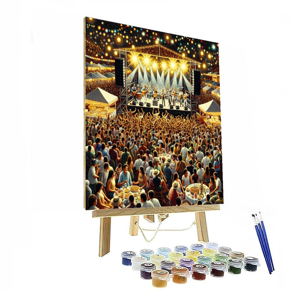 Festival Internacional De La Cancion De Viña Del Mar - Chile Paint By Color