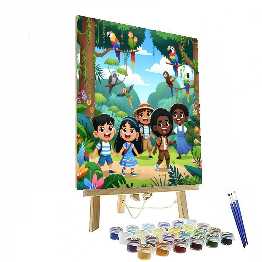 Rainforest Ranger Exploration Numbered Painting Kits