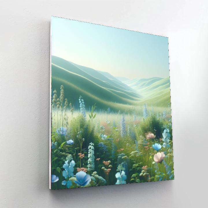 Whispering Meadow Serenity Paint By Numbers Art