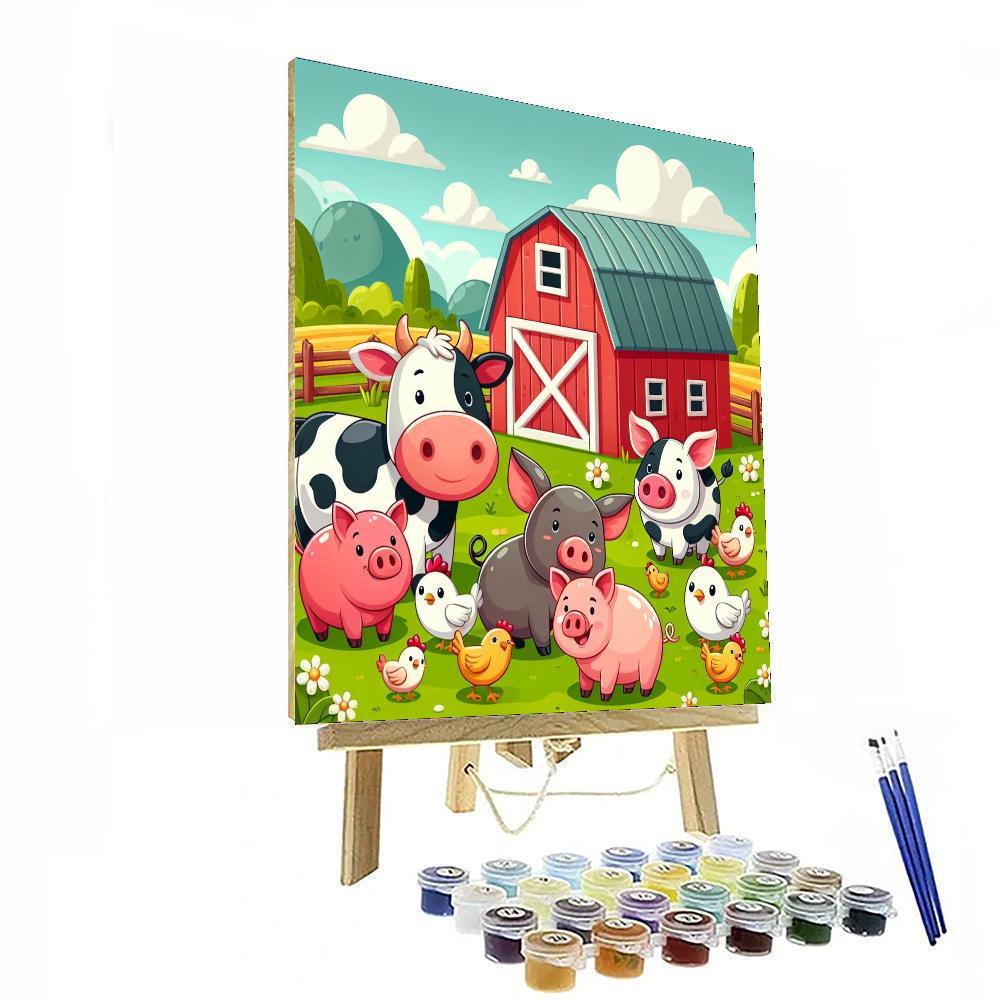 Funny Farm Paint By Numbers