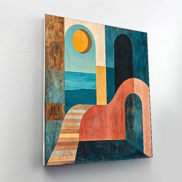 Max Ernst Inspired Illusions Of Reality  Paint By Numbers Kits