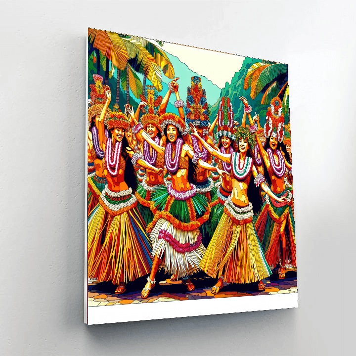 Aloha Festivals - Usa Number Painting