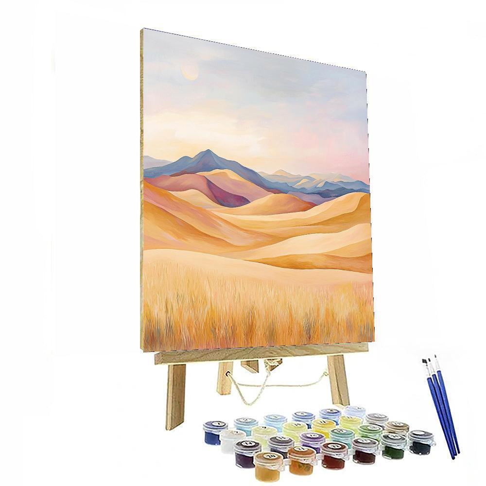 Paul Cézanne Inspired Timeless Desert Horizons  Paint By Numbers Art