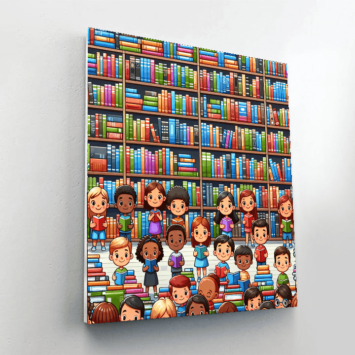 Enlightened Library Escape Paint By Numbers Kits