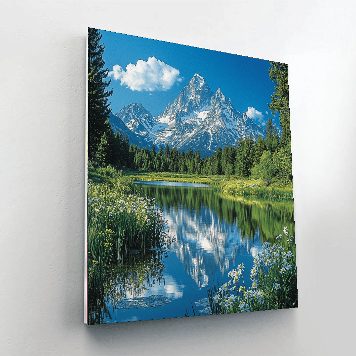 Grand Teton National Park - Wyoming DIY Paint By Numbers