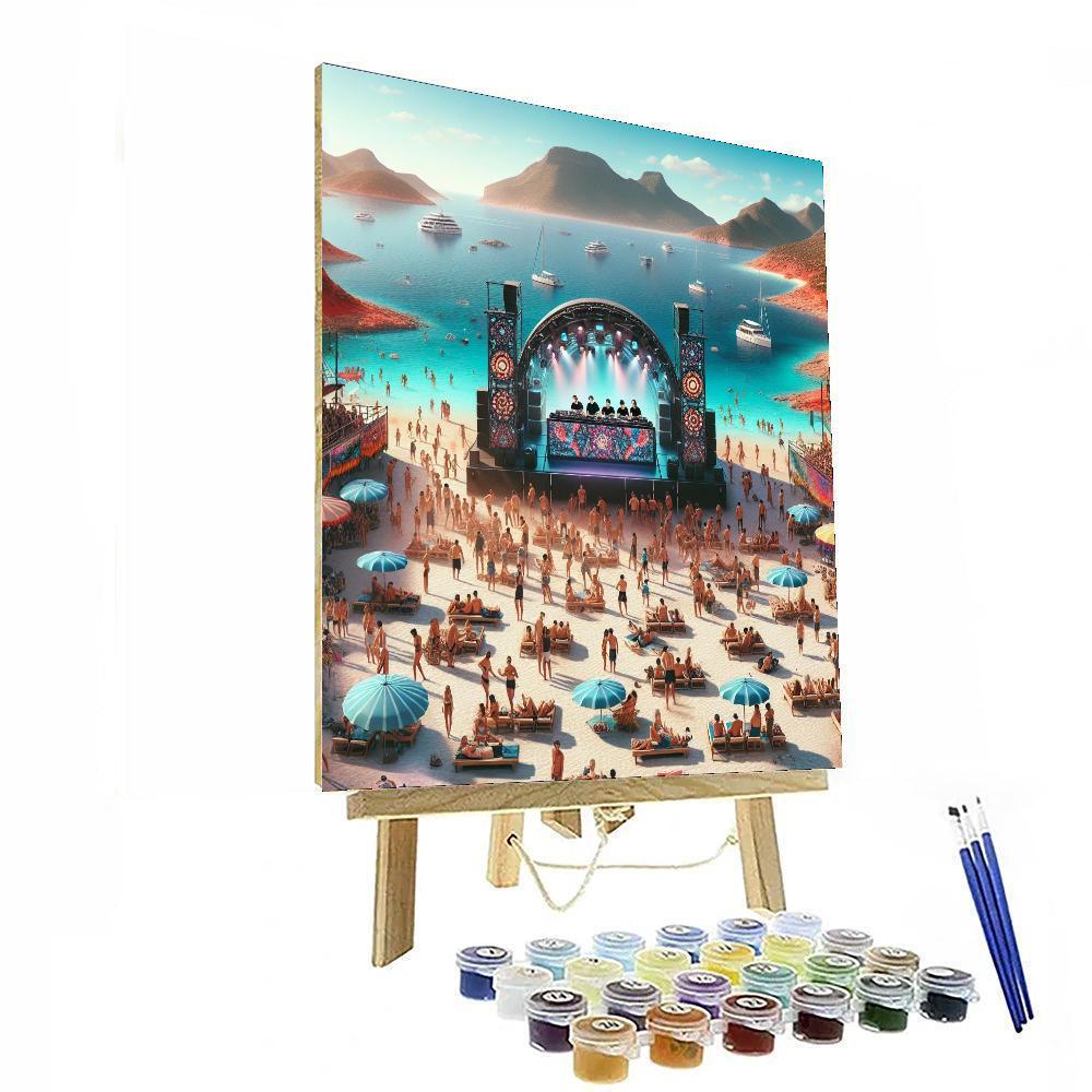 Calvi On The Rocks - Corsica, France Paint By Color