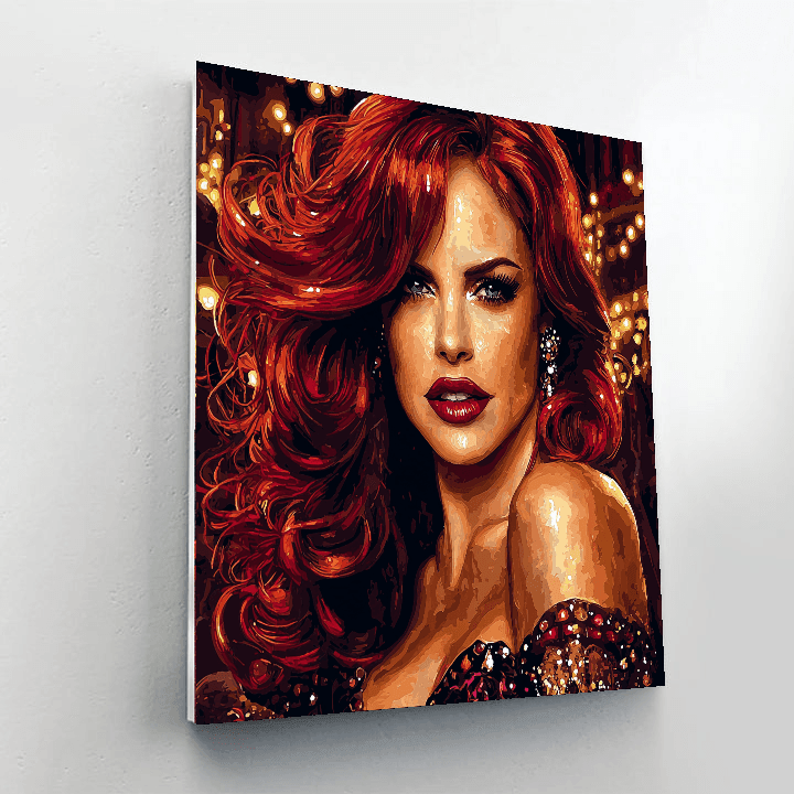 Nicole Kidman: The Graceful Embrace Of Moulin Rouge Paint By Numbers