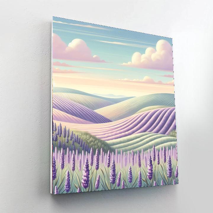 Lavender Breeze Serenity Numbered Painting Kits