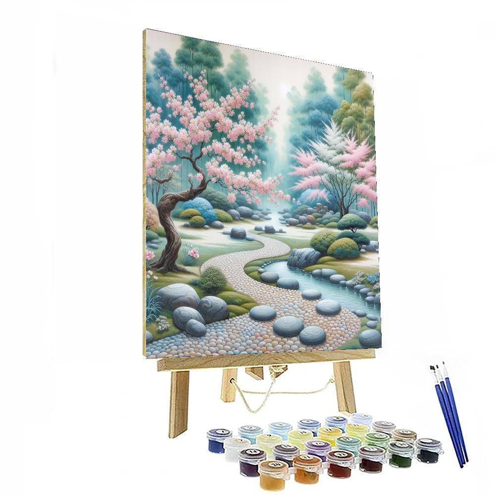 Peaceful Asian Garden Paint By Numbers Kits