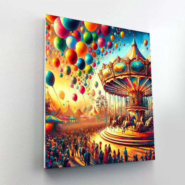 Fairground Fantasy Paint By Number