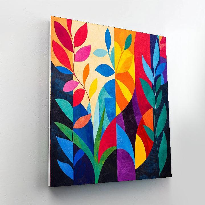 Henri Matisse Inspired Mosaic Of Life  DIY Paint By Numbers
