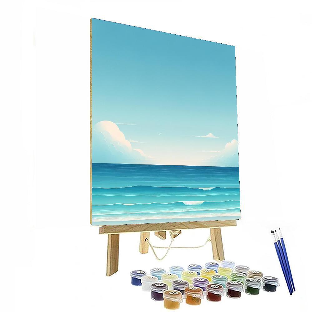 Enchanting Ocean Horizon Painting By Numbers Kit