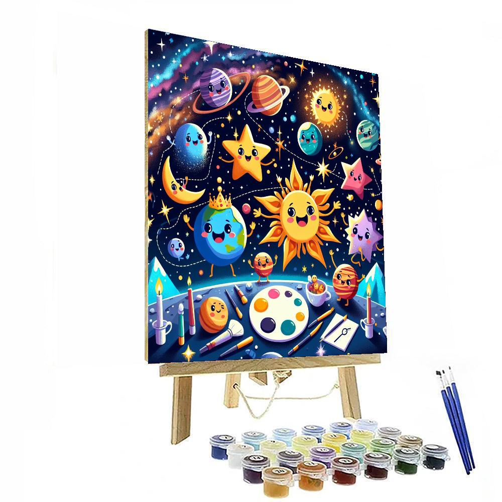 Starry Galaxy Gala Paint By Numbers
