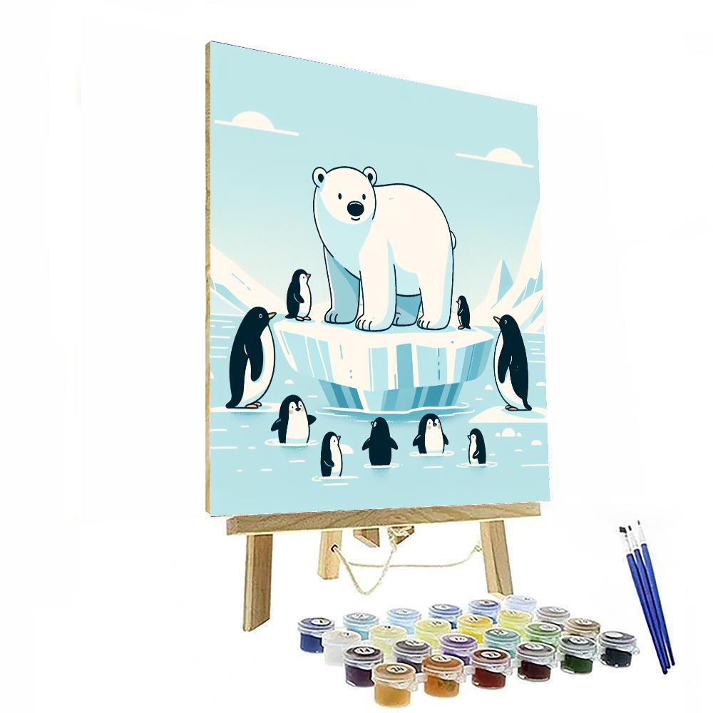 Arctic Adventure: Polar Quest DIY Paint By Numbers
