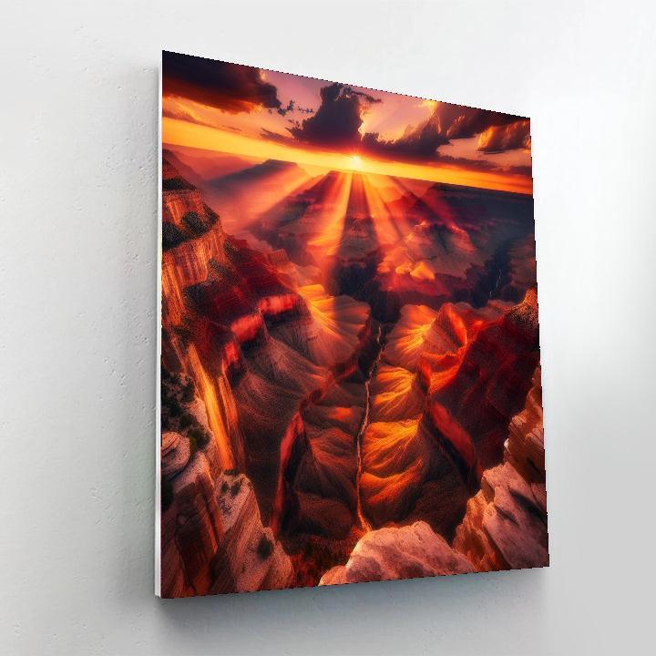 Grand Canyon Splendor Numbered Painting Kits