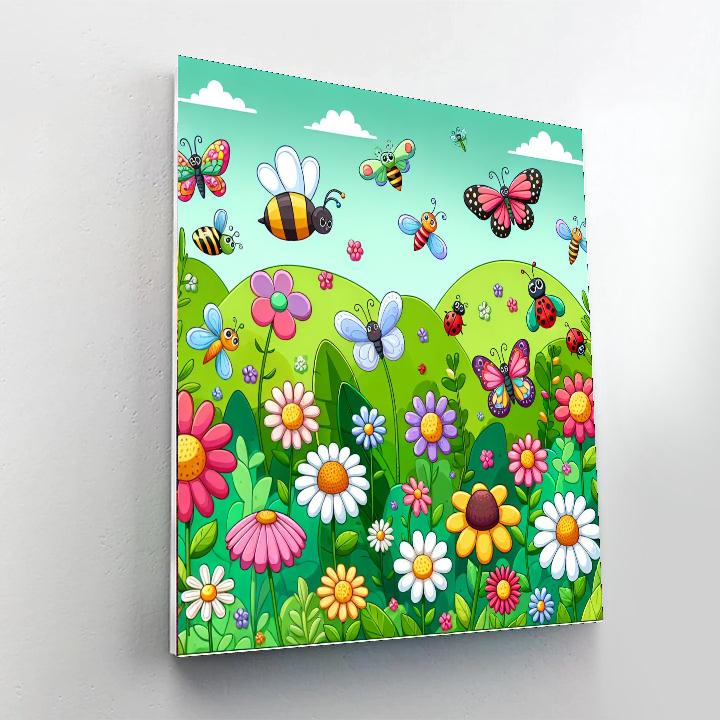 Insect Safari Painting Number Kit