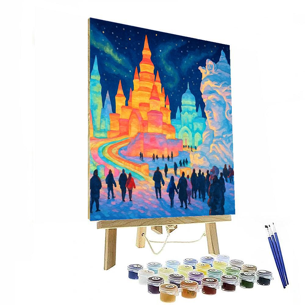 International Festival Of Ice And Snow Sculpture - Harbin Paint By Numbers Kits