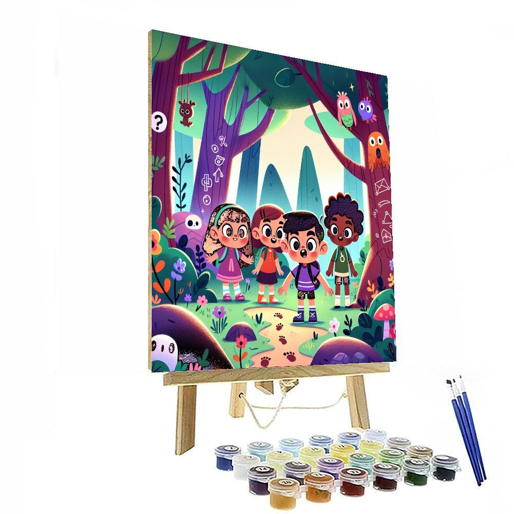 Mystery In The Woods DIY Paint By Numbers