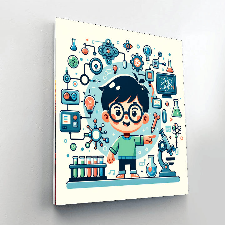 Little Inventors Lab Paint By Number