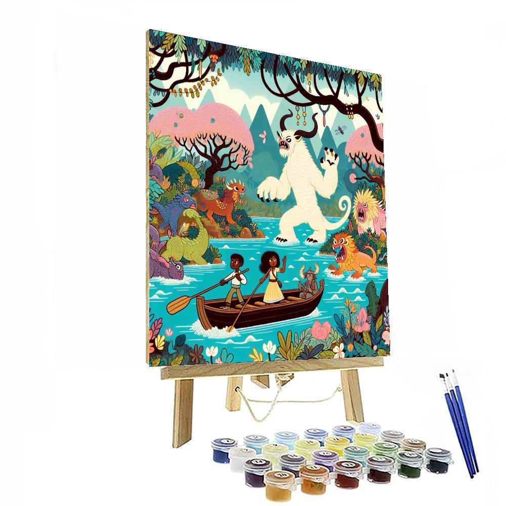 Mystic River Voyage Painting By Numbers Kit