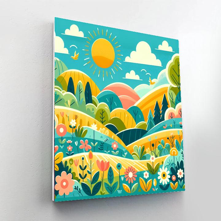 Nature's Paint Palette Paint By Numbers Kits