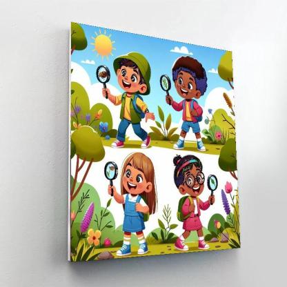 Joyful Nature Explorers Number Painting