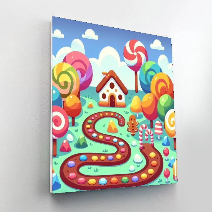 Journey To Candyland Paint By Number