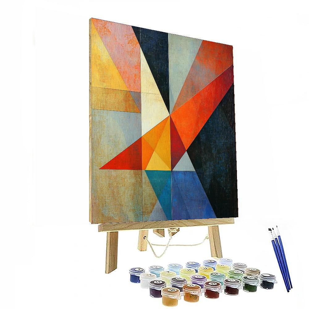 Kazimir Malevich Inspired Balance Of Opposites  Paint By Color