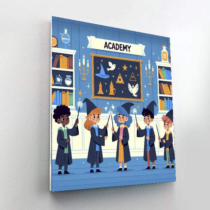 Wizard's Academy Number Painting