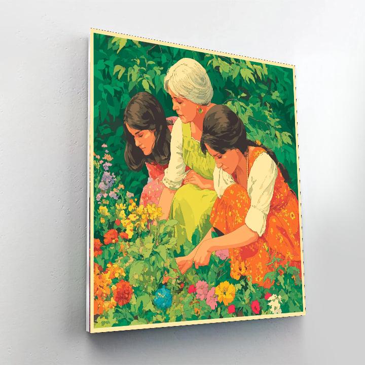 Generational Garden Paint By Number