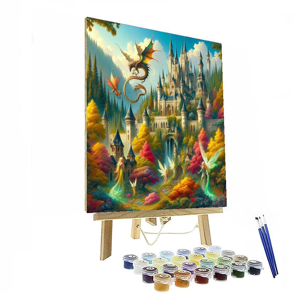 Magical Kingdom For Young Adventurers Numbered Painting Kits