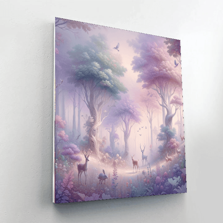 Magical Woodland Fauna Numbered Painting Kits