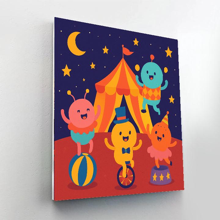 Cosmic Circus Show Paint By Number