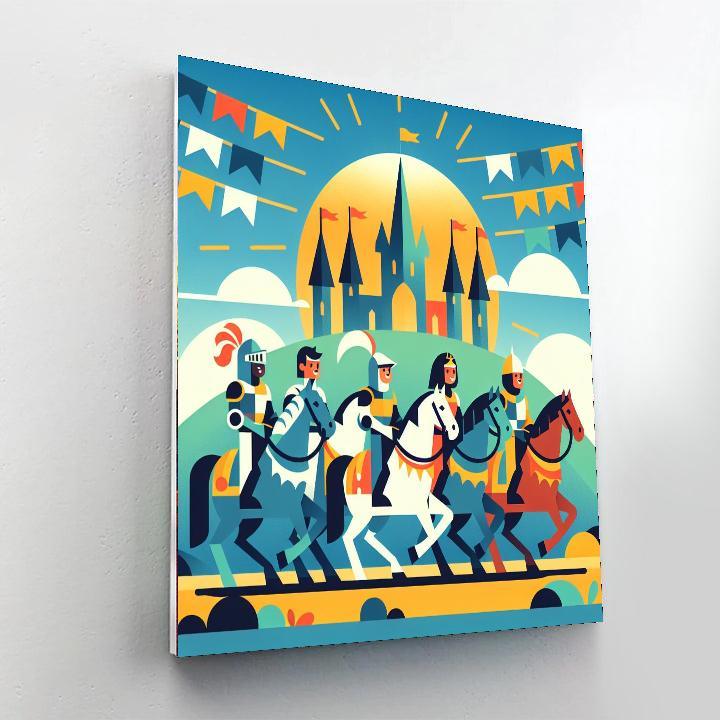 Knightly Adventure Paint By Number