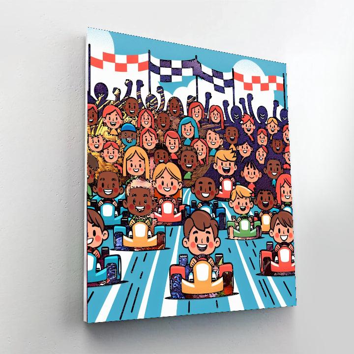 Racing Legends Rally Paint By Numbers