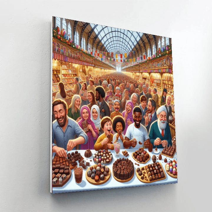 The Chocolate Festival Number Painting